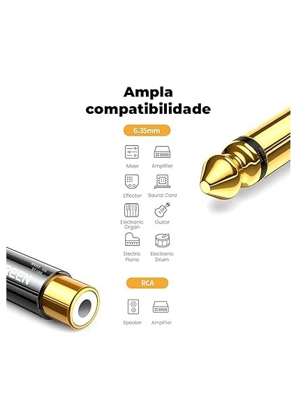 6.35MM To Rca Dönüştürücü Adaptör modelleri