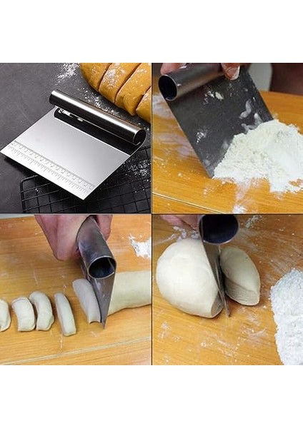 Hamur Kesici Çelik,metal Hamur Sıyrıcı,pasta Sıyırma Aparatı,hamur Dilimleyici,pasta ve Pastacılık Için Çelik Şekillendirici ve Hamur Porsiyonlayıcı fiyatları