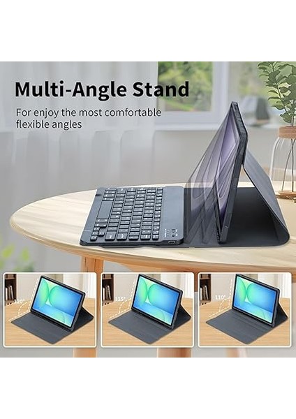 Kılıfı For Samsung Galaxy Tab S10 Fe/s9 Fe 10.9 Inch/galaxy Tab S9 11 Inch 2023, Manyetik Çıkarılabilir Bluetooth Klavye, Kalem Tutucu ve Fare ile Ultra Ince Folio Kılıf (Mavi) indirimleri