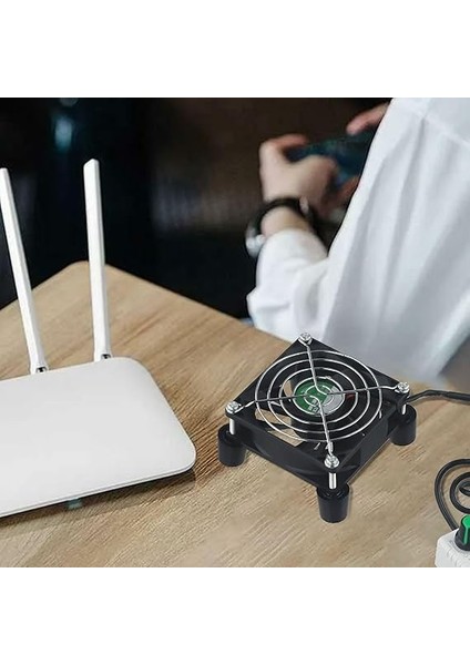 80MM USB Fan 5V - Koruyucu Kılıflı USB Pc Bilgisayar Fanı Soğutma Fanı, Dizüstü Bilgisayar/tv Kutusu/av Kabini/yönlendirici Için USB Yönlendirici Soğutma Fanı (4#) fırsatları