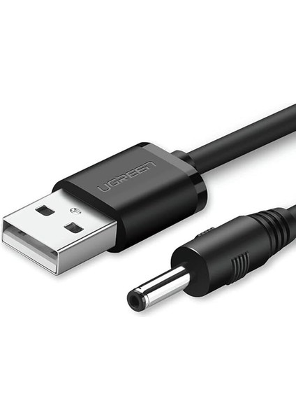 USB Dc 5V 3.5mm Güç Kablosu 1 Metre