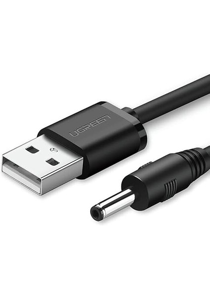 USB Dc 5V 3.5mm Güç Kablosu 1 Metre fırsatları