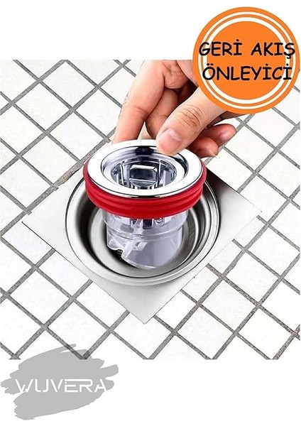 Anti Koku Önleyici - Duş Yer Sifonu Geri Akış Önleyici - Gider Pis Koku Önceliyici - Böcek Önleyici fırsatları