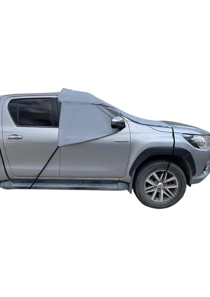 Oto Branda Araba Güneşlik Araç Buz Kar Güneş Koruyucu Yarım Branda (Büyük Boy - 180X150) indirimleri