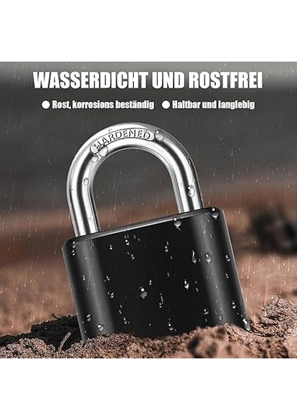 Ağır Şifreli Kilit, 8mm Kalınlığında Pranga, Hava Şartlarına Dayanıklı 4 Haneli Kombinasyon Kilidi, Dış Mekan Güvenlik Kilidi, Su Geçirmez ve Hırsızlığa Karşı Güvenli, Avlu, Çit, Garaj, Kapı, Bahçe fiyatları