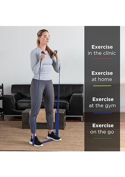 20550 Egzersiz Bandı 1.5 Metre Çok Yüksek Sert Mavi modelleri