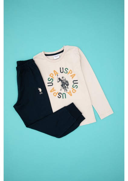 Erkek Çocuk Bej Pijama Takım 50318681-VR011 fırsatları