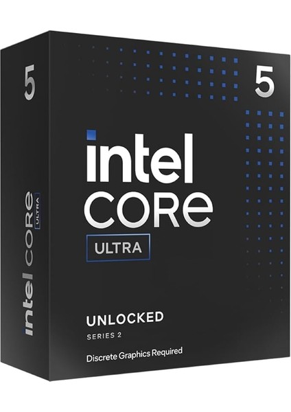 Core™ Ultra 5 Masaüstü Işlemci, 245 Kf 14 Çekirdek (6 P Çekirdek + 8 E-Çekirdek) 5,2 Ghz'e Kadar