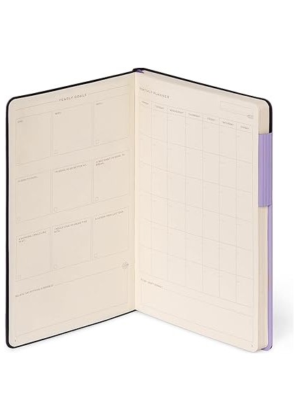 - Not Defteri, Çizgili, Medium, 192 Sayfa, Yumuşak Pu Cilt, Fsc® Sertifikalı Kağıt, Fildişi Renkli Kağıt 90 G/m², Aylık Planlayıcı, Adres Defteri, Yer Işareti, 13 x 21 Cm, Renk Lavanta fırsatları