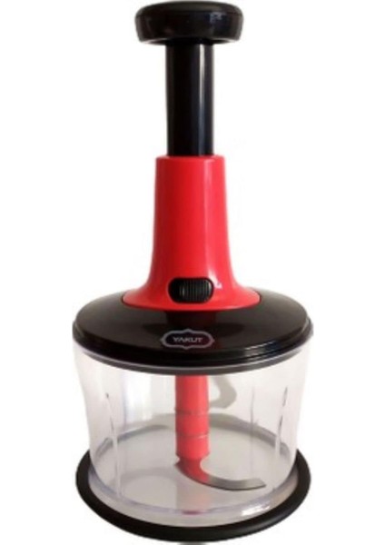 Basmalı El Rondosu Çelik Bıçaklı Kırmızı