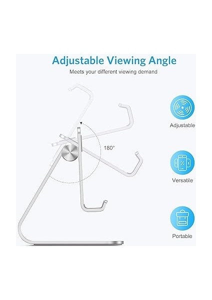 Ht-50 Alüminyum Telefon Standı Tutucu Aşağı Yukarı Hareketli iPhone ile Uyumlu Galaxy Huawei Xiaomi fiyatları