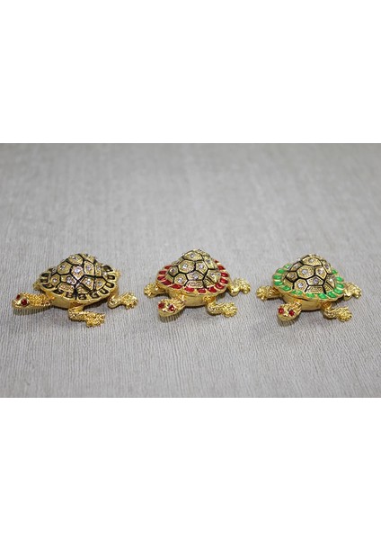 Swaroski Minik Kaplumbağa Figürü ALK3867