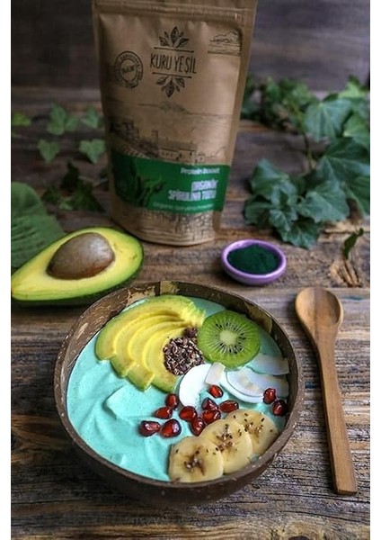 Yeşil Jumbo Hindistan Cevizi Kasesi - El Yapımı Coconut Bowl - Atıştırmalık, Sos ve Çerez Kasesi modelleri