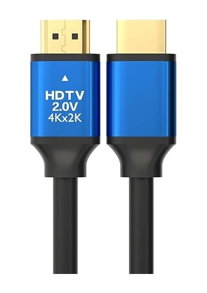 10 Metre Showmax Serisi SH-5140 Premium 4K Ultra Ahd 2.0 Altın Uçlu HDMI Kablo (10 Metre)
