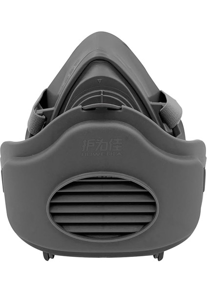 3200 Maske Tekrar Kullanılabilir Yarım Yüz Örtüsü Filtreli Pamuklu Solunum Maskesi K-Proof Maske Sanayi, Açık, Taşlama, Dekorasyon ve Kömür Için Siyah Lastik