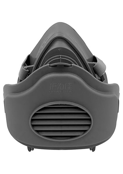 3200 Maske Tekrar Kullanılabilir Yarım Yüz Örtüsü Filtreli Pamuklu Solunum Maskesi K-Proof Maske Sanayi, Açık, Taşlama, Dekorasyon ve Kömür Için Siyah Lastik fiyatları