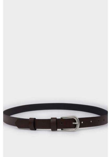 Erkek Oval Toka Suni Deri 2'li Klasik Kemer G4440AXNS fırsatları