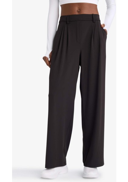 fit Wide Leg Geniş Paça Cepli Pileli Standart Boy Premium Sporcu PANTOLON F8232AX25WN indirimleri