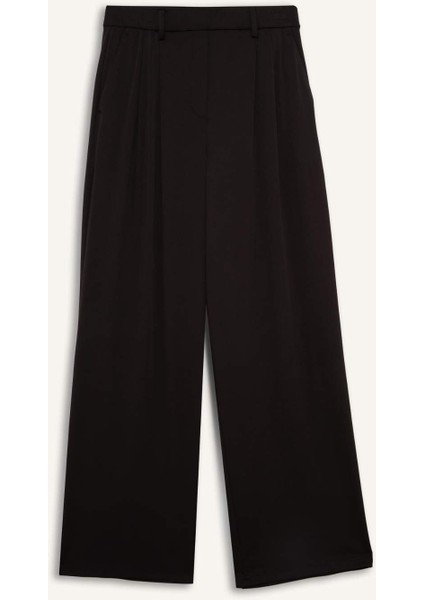 fit Wide Leg Geniş Paça Cepli Pileli Standart Boy Premium Sporcu PANTOLON F8232AX25WN