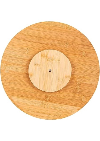 34CM Dönerli Bambu Yuvarlak Pizza ve Sunum Tepsisi, 360 Derece Dönebilen Kahvaltı Sunum, Pizza Sunum ve Börek Sunum Tepsisi fırsatları