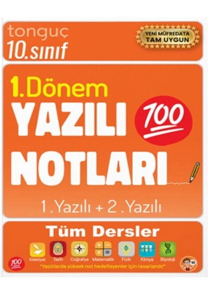 Tonguç 10. Sınıf 1.dönem Yazılı Notları 1. ve 2. Yazılı