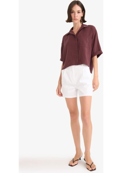 Loose Fit Modal Kısa Kollu Gömlek F9331AX25AU fiyatları