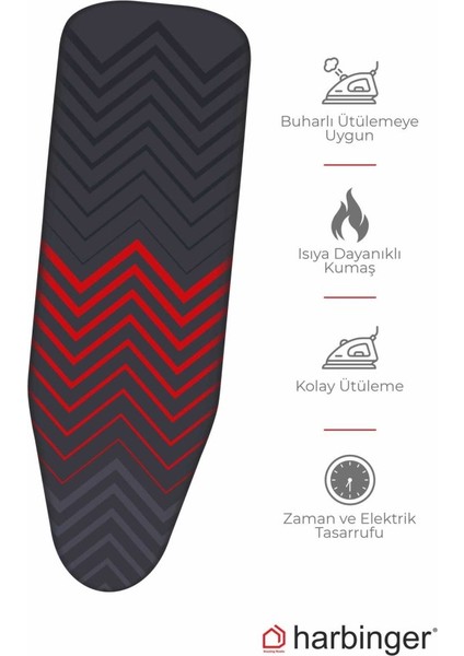 Harbinger Keçeli %100 Pamuklu Isıya Dayanıklı Ütü Masası Bezi Kılıfı fiyatları