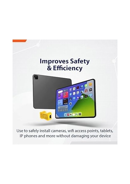 Poe Anahtarının Yöntemi ve Yaklaşık Gerilimi Için Poe Dedektörü Ethernet Kablosu Dedektörü Test Cihazı, Poe Dedektör Aracı Pasif Enjektör 802.3AF/802.3AT/802.3BT 568A 568B Için Geçerlidir indirimleri