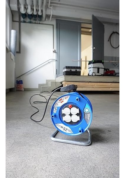 Garant Serisi 4 Soketli Korumalı Kablo Makarası 25 Metre indirimleri