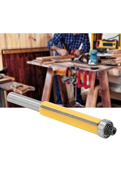 Freze Ucu, Ağaç Işleme Freze Bıçağı, Profesyonel Şaft Freze Ucu, Ağaç Işleme Freze Bıçağı, Rulmanlı Gömme Kesim Ucu 8 mm Kırpma Için (Gri 1) indirimleri