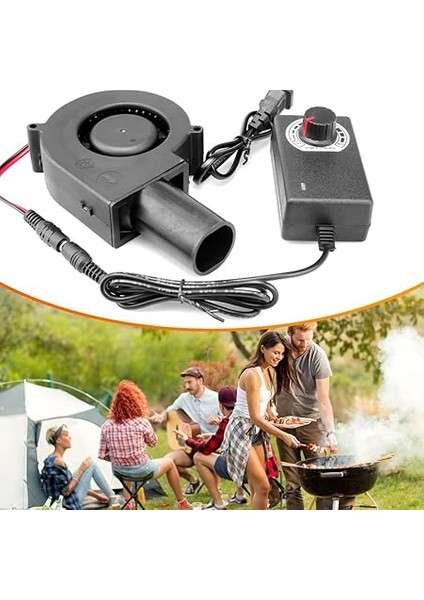 12 V Radyal Fan, 230 V Ayarlanabilir Ac Radyal Fan, Türbin Fanı, Hava Çıkışı ile Donatılmıştır, Şömine Sobası Için Fan, Kutu, Devir Sayısı Düzenleyici Soğutma Havalandırması, Piknik, Kamp, Barbekü indirimleri