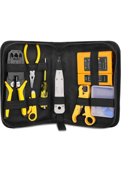 RJ11 RJ12 Ağ Tamir Pense Tool Kit Kablo Test Cihazı ile Bahar Kelepçe Sıkma Aracı Sıkma Pensesi Youmaxe