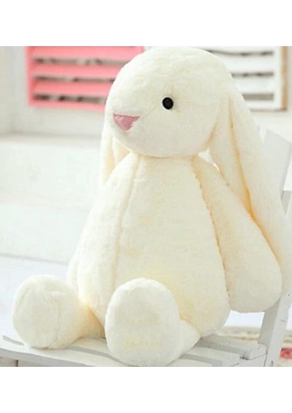 Arkadaşım Uzun Kulak Bunny Peluş Tavşan 65 cm Beyaz