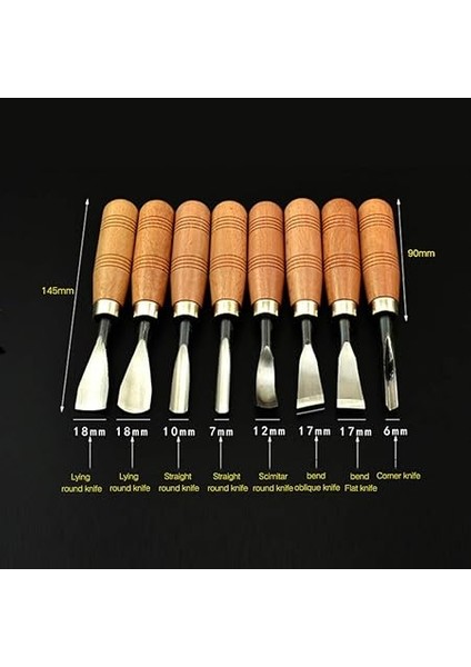 1 8 Adet Ahşap Kesici Ahşap Oyma Araçları Ağaç Işleme Aracı Detay Keski Ev Ev Işlevli Yardımcı Alet Seti modelleri