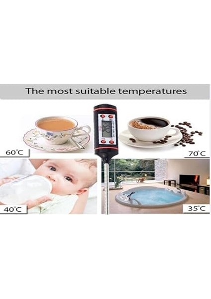 Dijital Mutfak Termometresi - Sıcaklık Ölçer Gıda, Yemek, Et, Süt Sıcaklık Ölçer modelleri