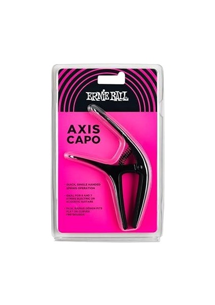 Ball Ekseni Çift Yarıçaplı Capo Siyah Saten fiyatları