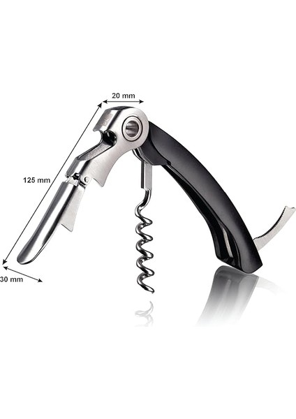 Vin Experience 6 Parçalı Şarap Seti, Şarap Pompası, Şarap Boşaltıcı, Garson Bıçağı, Yedek Tıpa, 68897606, Siyah indirimleri