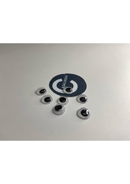 Göz Küçük Boy Siyah Beyaz Oynargöz 10 mm Okul Kurs Hobi Sanatsal Malzemeler 1 Paket modelleri