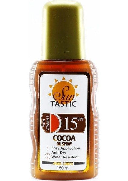 Bronzlaştırıcı Kakao Yağı Sprey Spf 15 150 ml