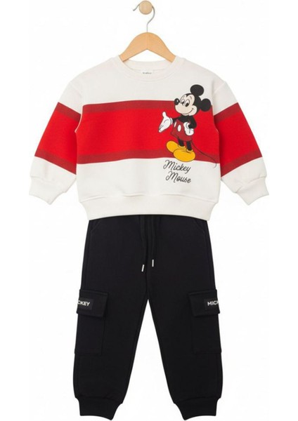Mck Ms Şeritli Erkek Çocuk 2 li takım - Çok Renkli