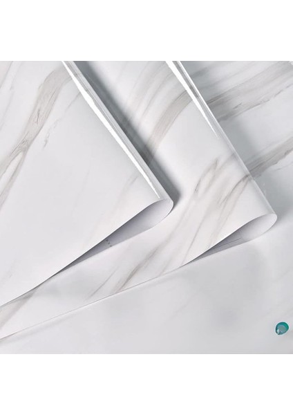 Suya Dayanıklı Mermer Desenli 5mt x 60CM Mutfak Tezgah Dolap Lavabo Yapışkanlı Folyo Kaplama Kağıdı modelleri