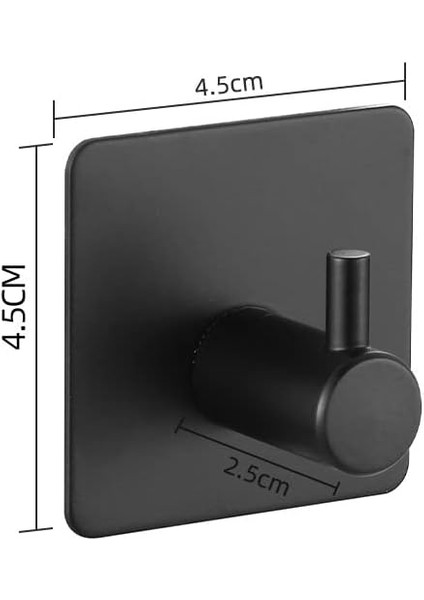 Kendinden Yapışkanlı Askılık - 5'li Paket, Ağır Hizmet, Duvar Kancaları, Su Geçirmez Paslanmaz Çelik Askılıklar Ceket, Havlu, Bornoz Askılık Duvara Montaj, Banyo Mutfak Garaj Ev Otel Ofis Dolabı ve Yatak Odası Askıları 3m Bantlı, Mat Siyah 01 fiyatları