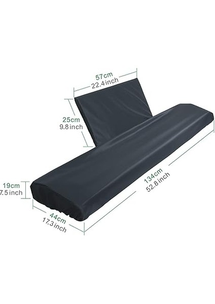 Piyano Klavyesi Için Toz Önleyici Kapak, 88 Tuş Takımı, Puan Standı Kapağı, Elektrikli Piyano Kapağı, Yıkanabilir ve Yıkanabilir fırsatları