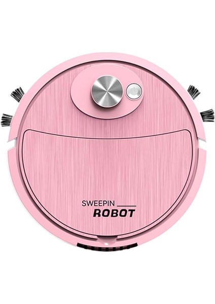 Robotu 3'ü 1 Arada Süpürme Emiş Paspaslama Akıllı Temizlik Makinesi Tembel Ev Aletleri, Robot Süpürge USB Şarj