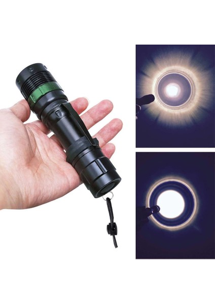 Zoomlu Oto Şarjlı El Feneri WT-012 indirimleri