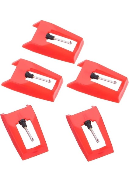 5 Adet Plak Çalar Iğnesi Kayıt Oynatıcı Yedek Stylus Hafif ve Taşınabilir Plaklar Için Uygun Müzik Keyfinizi Artırın