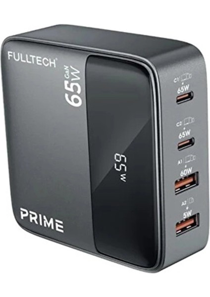 65W Masaüstü 4 Portlu Hızlı Şarj Cihazı Istasyonu 2xusb-A, 2xtype-C Giriş,1,5 Mt. Kablo fiyatları
