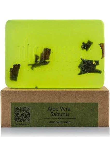 100% Organik Aloe Vera Sabunu 120 gr - Kepek ve Yağlanma Karşıtı Katı Şampuan, Saç ve Yüz Için Doğal Bakım Sabunu