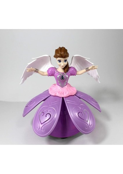 Girl Sesli Işıklı Dans Eden Şarkı Söyleyen Etekleri Açılıp Kapanan Prenses Oyuncak BAMBMNM467