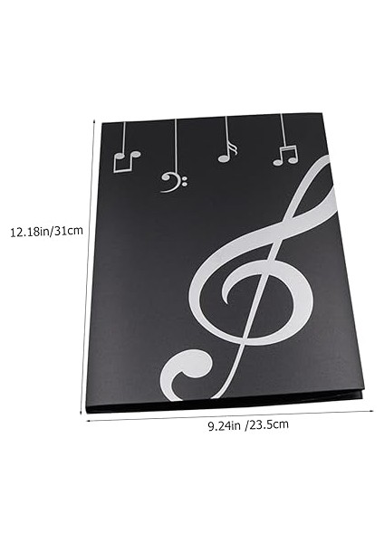 Boyutunda Müzik Notası Klasörü Dayanıklı Piano Notası Dosyası Müzik Öğrencileri ve Sunumlar Için Uygun Spiral Bağlama ile Kolay Kullanım fiyatları